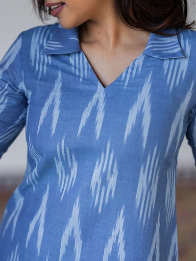 Frosted Blueberry Ikat Co-Ord Set