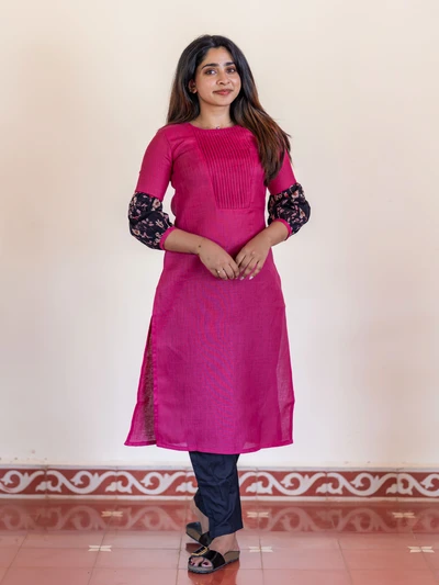 Crimson Charm pink Kurta