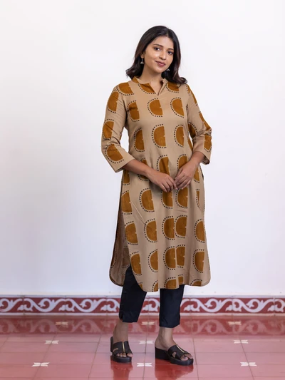 Honey Dune Cotton Kurta