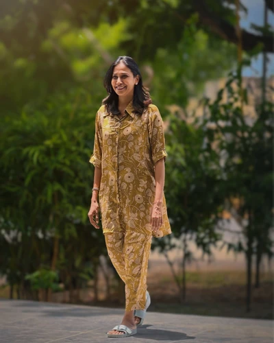 Mustard Meadow Modal Co-ord Set